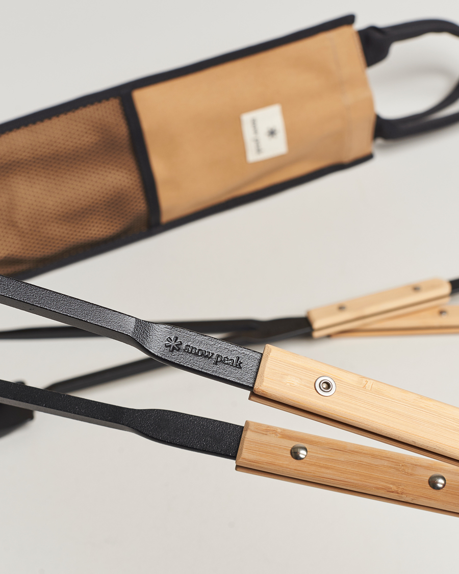 Hombres | Japanese Department | Snow Peak | Fire Tool Set Pro Steel/Bamboo