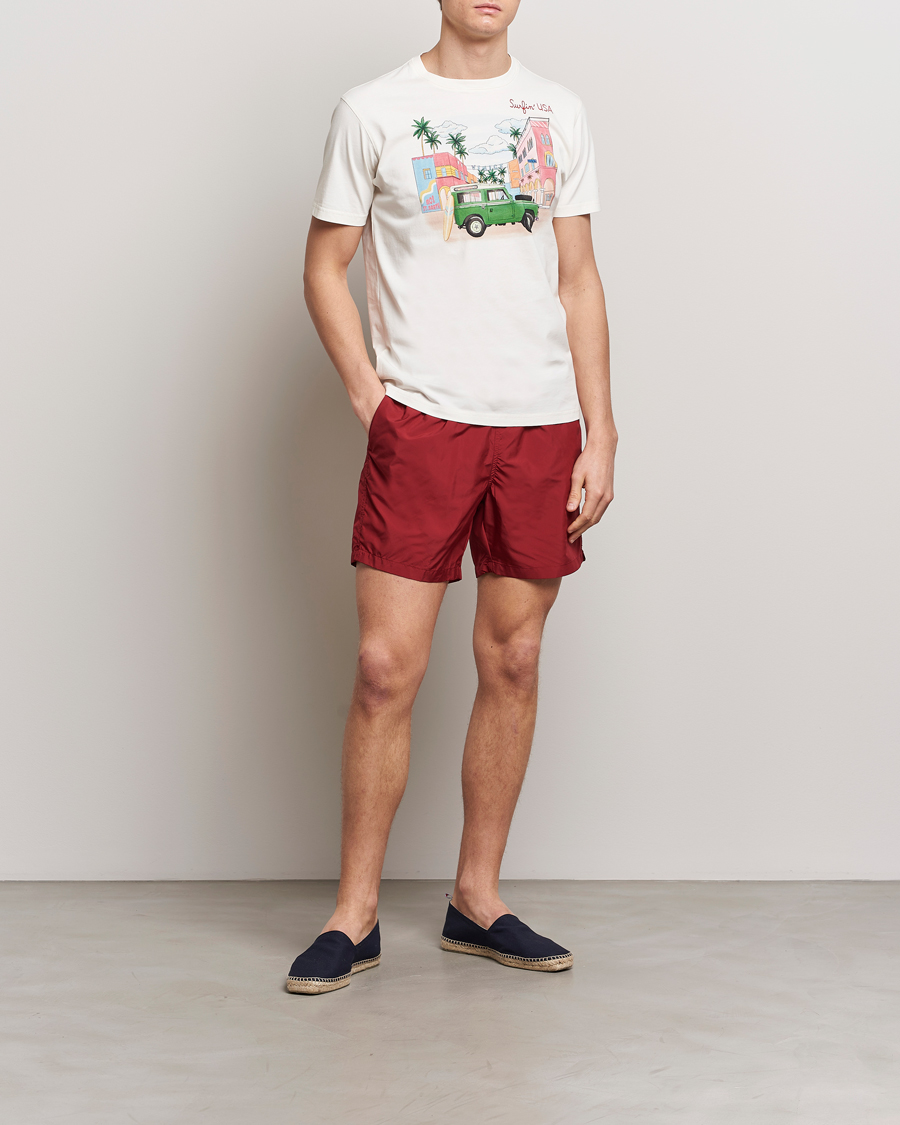 Hombres | Bañadores | MC2 Saint Barth | Pantone Swim Shorts 45 Bordeaux