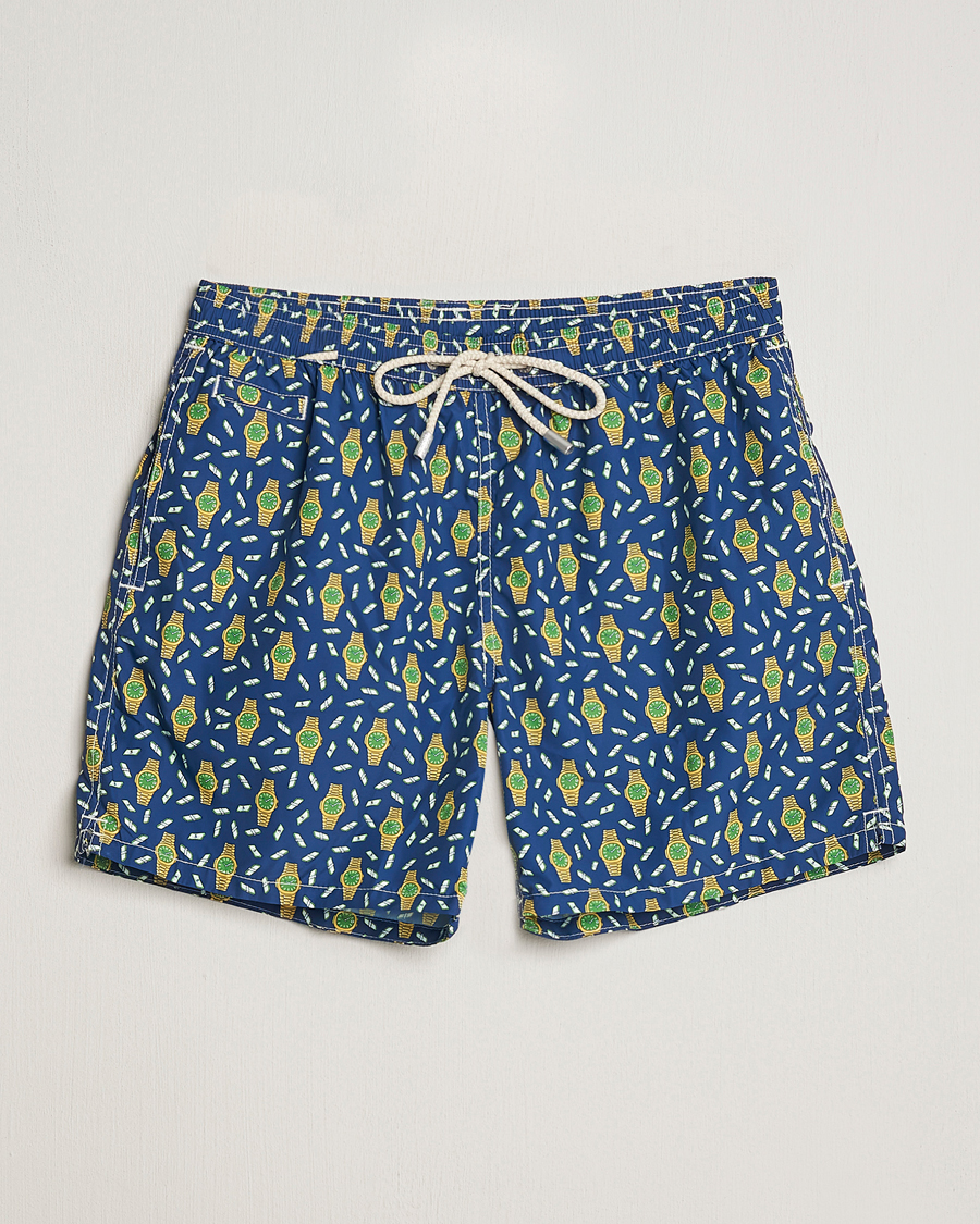 Hombres | Bañadores | MC2 Saint Barth | Printed Swim Shorts Hour Money