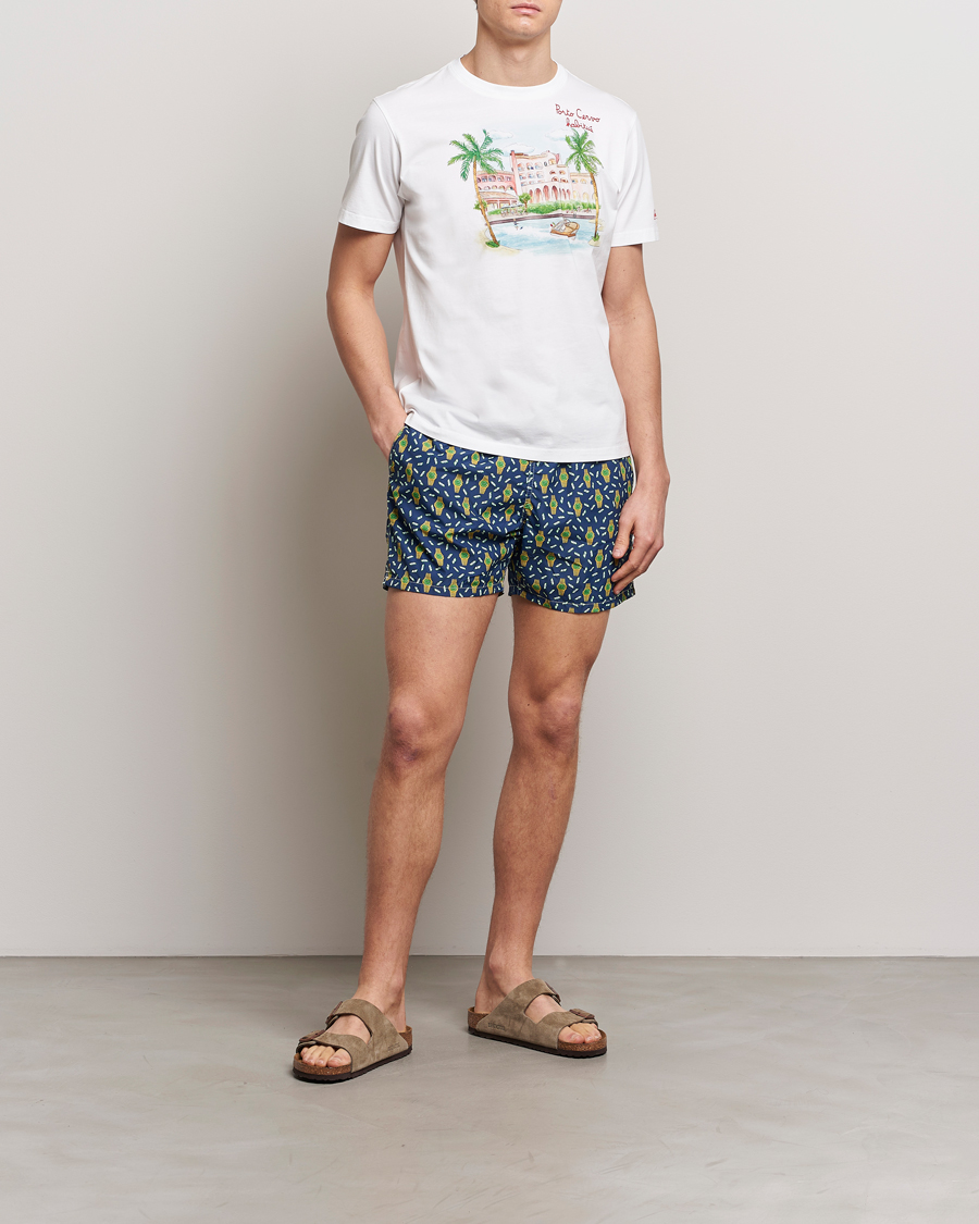 Hombres | Bañadores | MC2 Saint Barth | Printed Swim Shorts Hour Money