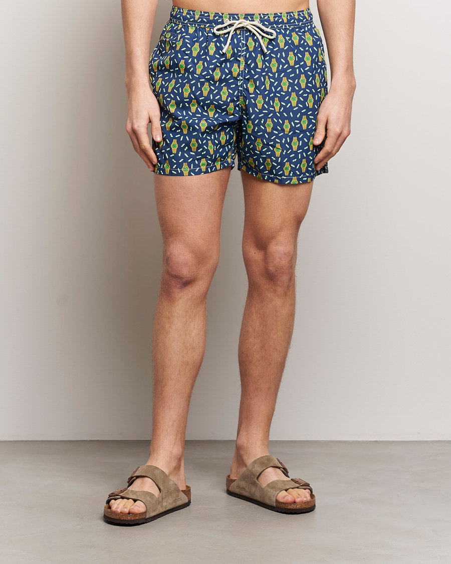 Hombres | Bañadores | MC2 Saint Barth | Printed Swim Shorts Hour Money