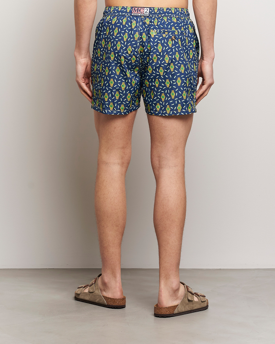Hombres | Bañadores | MC2 Saint Barth | Printed Swim Shorts Hour Money