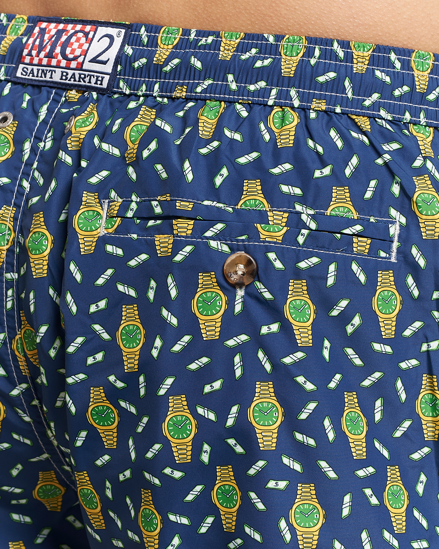 Hombres | Bañadores | MC2 Saint Barth | Printed Swim Shorts Hour Money