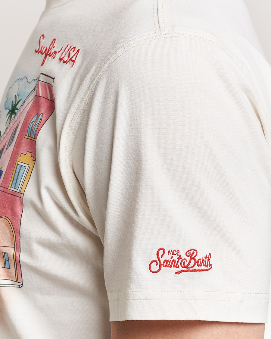 Hombres | Camisetas | MC2 Saint Barth | Printed Cotton T-Shirt Surfing USA