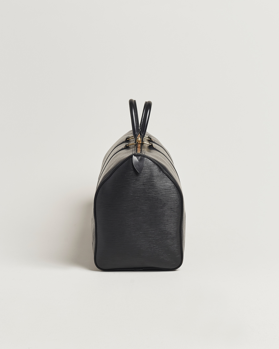 Hombres | Louis Vuitton Pre-Owned Keepall 50 EPI Leather Bag Black | Louis Vuitton Pre-Owned | Keepall 50 EPI Leather Bag Black