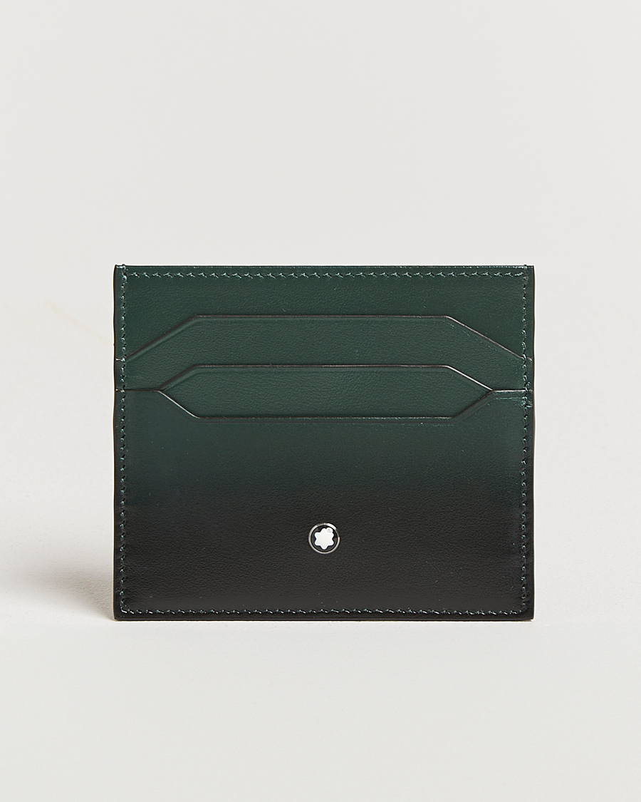 Hombres | Montblanc Meisterstück Card Holder 6cc Sfumato British Green | Montblanc | Meisterstück Card Holder 6cc Sfumato British Green