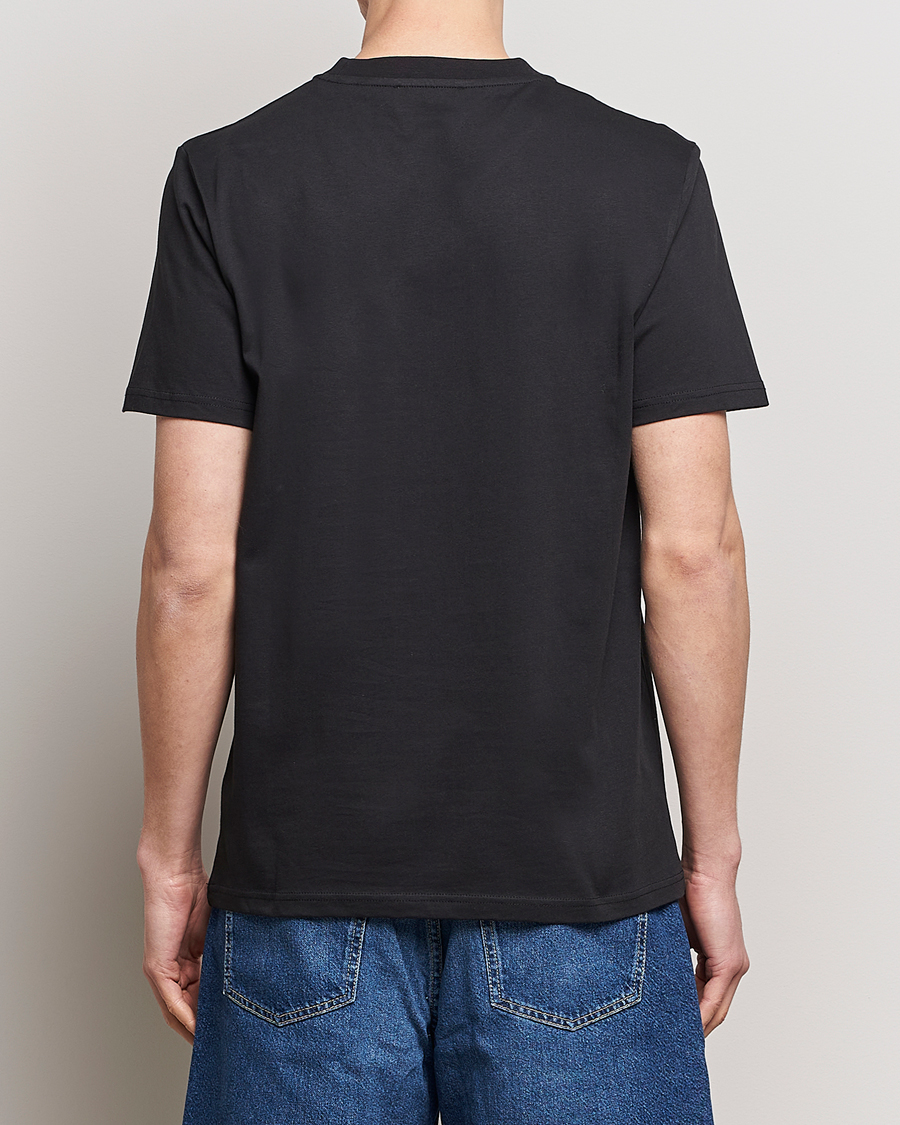 Hombres | Camisetas | LES DEUX | Charles Logo T-Shirt Black