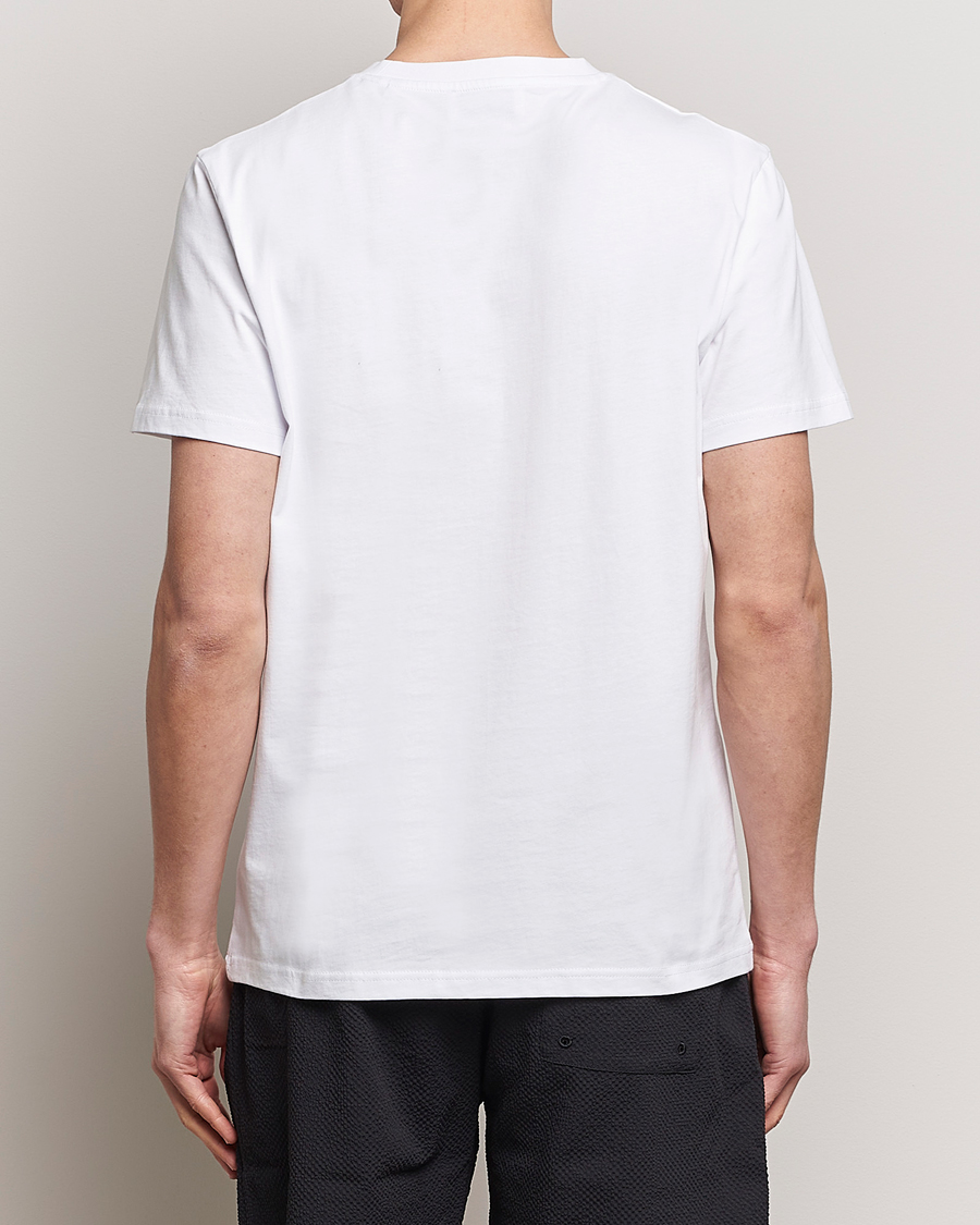 Hombres | Camisetas | LES DEUX | Charles Logo T-Shirt Wihte