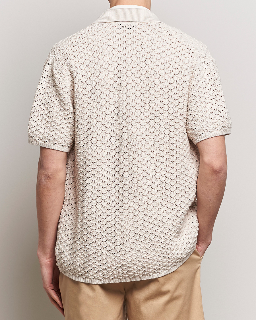 Hombres | Camisas | LES DEUX | Gideon Knitted Shirt Ivory