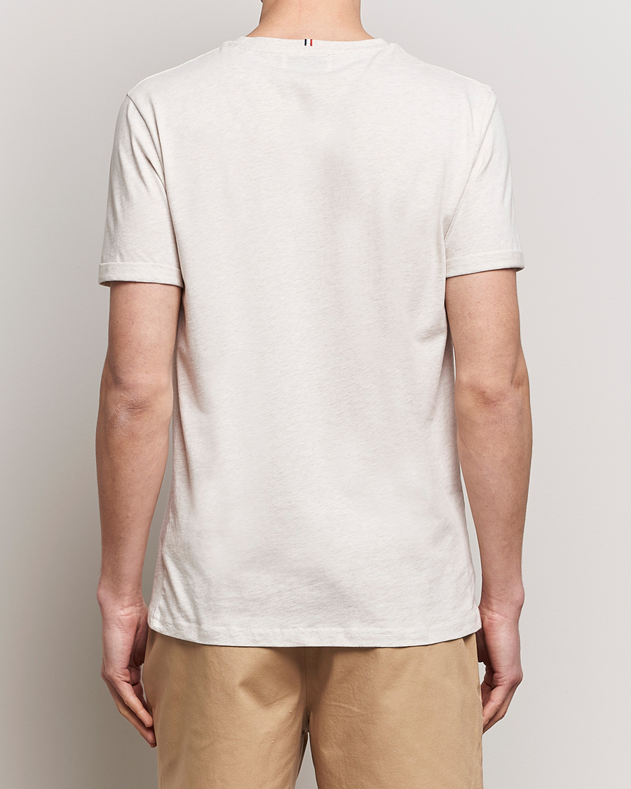 Hombres | Camisetas | LES DEUX | Nørregaard Cotton T-Shirt Ivory Melange