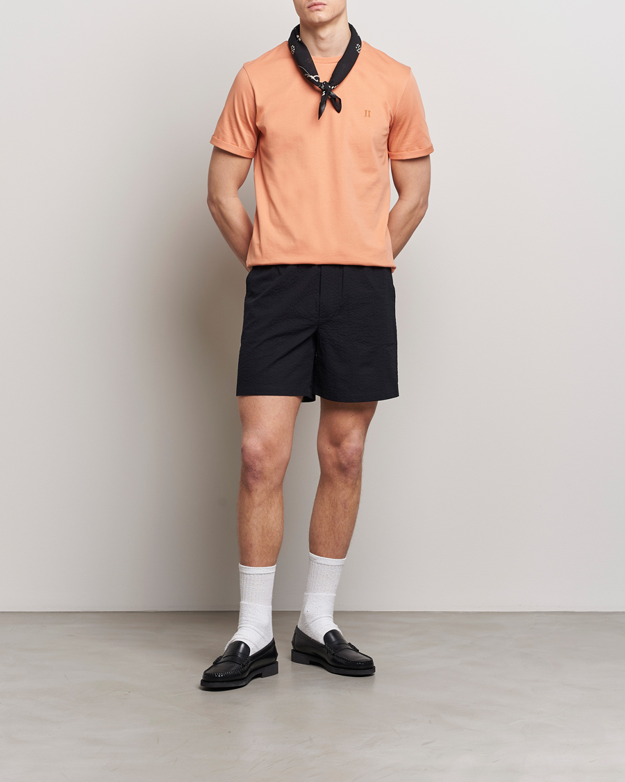 Hombres | Camisetas | LES DEUX | Nørregaard Cotton T-Shirt Baked Papaya Orange