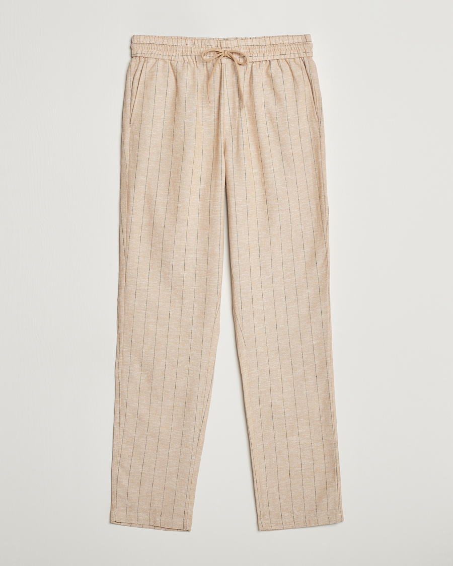 Hombres | Pantalones | LES DEUX | Patrick Linen Pants Warm Sand