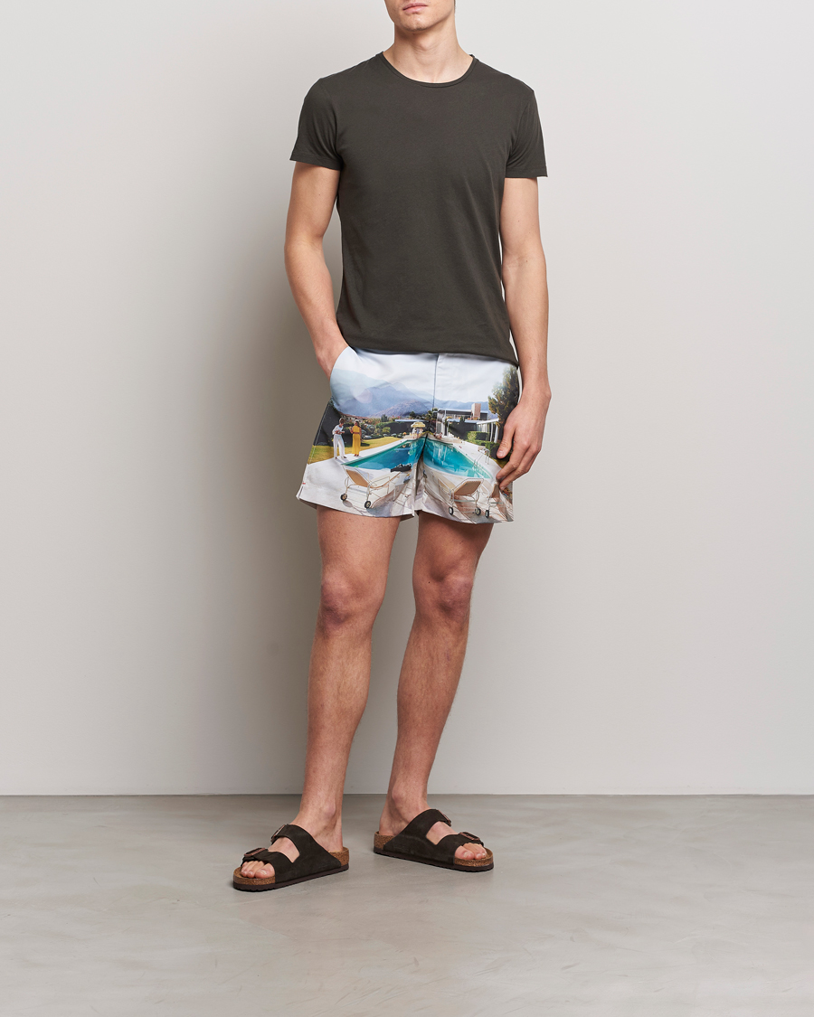 Hombres | Camisetas | Orlebar Brown | OB Crew Neck Tee Smoked Tea