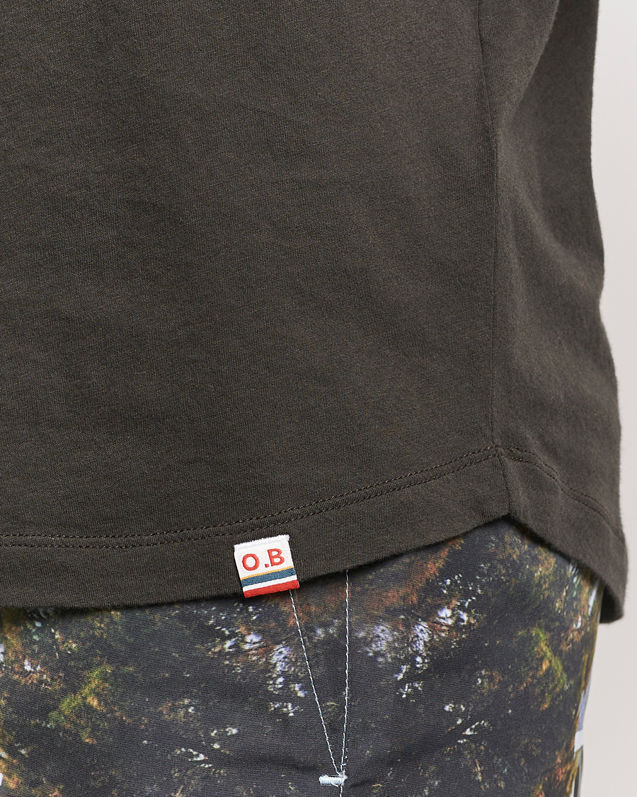 Hombres | Camisetas | Orlebar Brown | OB Crew Neck Tee Smoked Tea