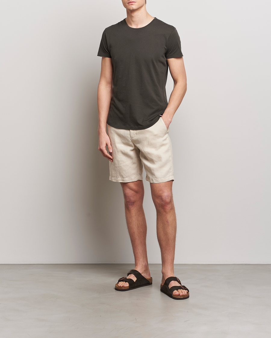 Hombres | Pantalones cortos | Orlebar Brown | Norwich Linen Shorts Chai