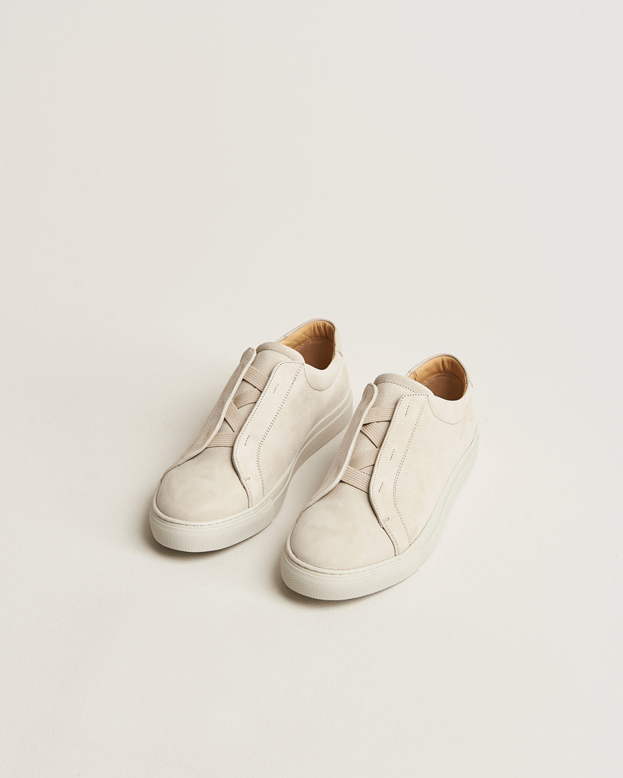 Hombres | Zapatillas | Myrqvist | Alnö Sneakers Beige Nubuck