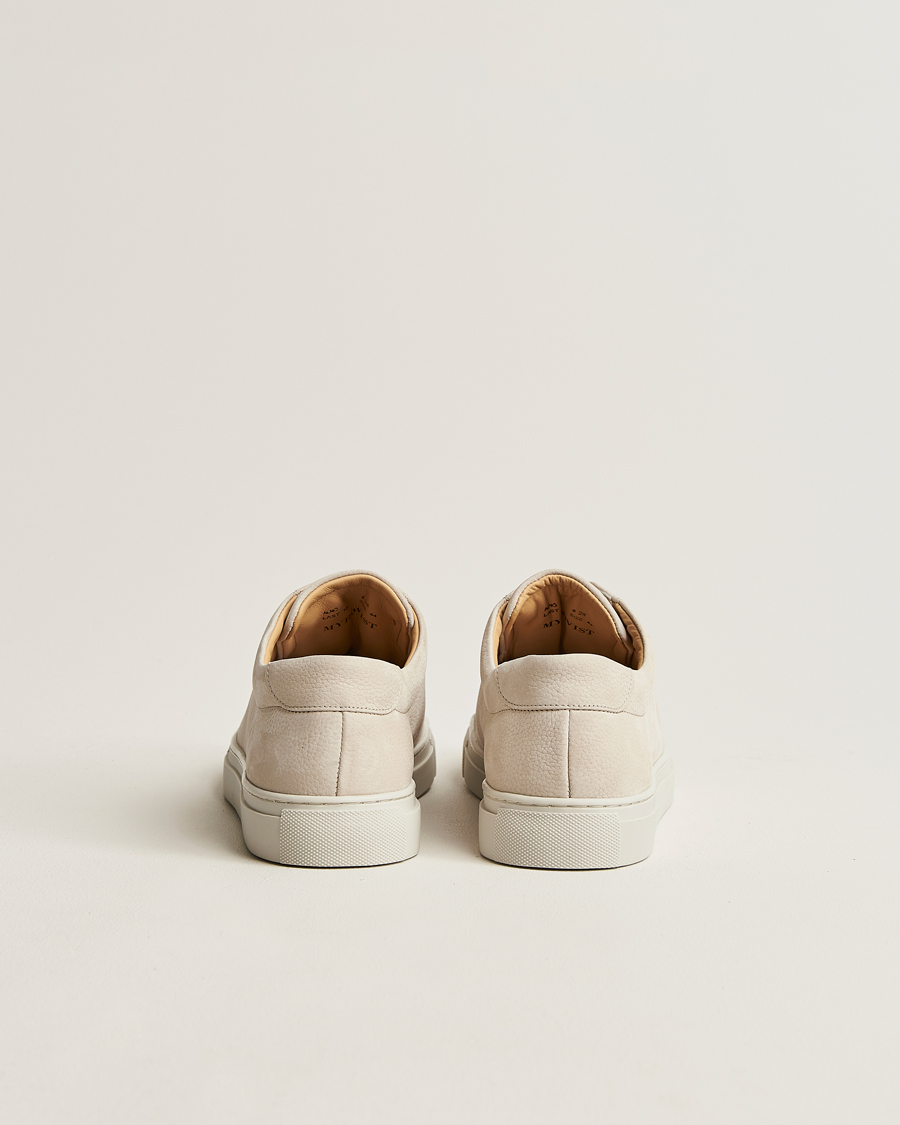 Hombres | Zapatillas | Myrqvist | Alnö Sneakers Beige Nubuck