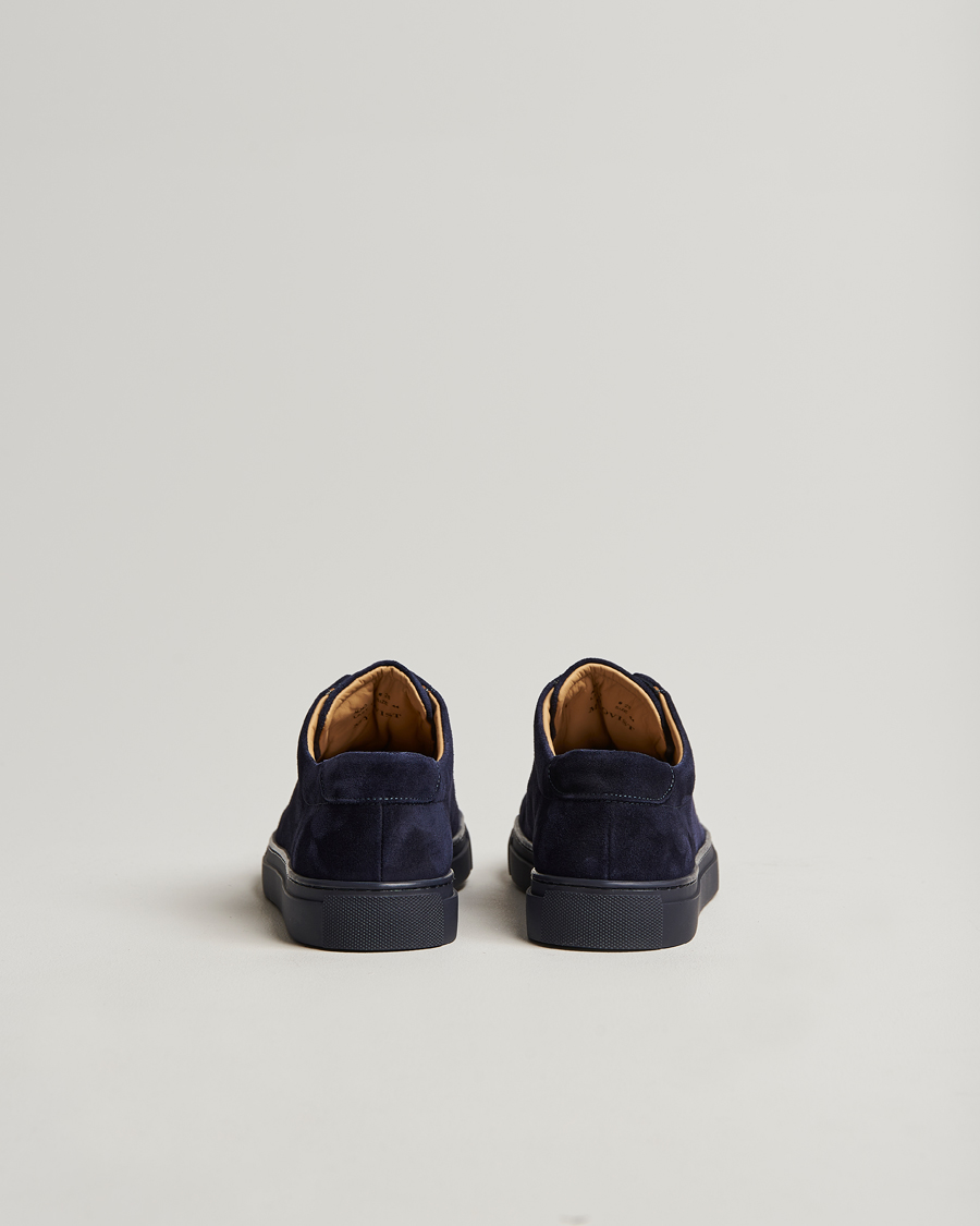 Hombres | Zapatillas | Myrqvist | Alnö Sneakers Navy Suede