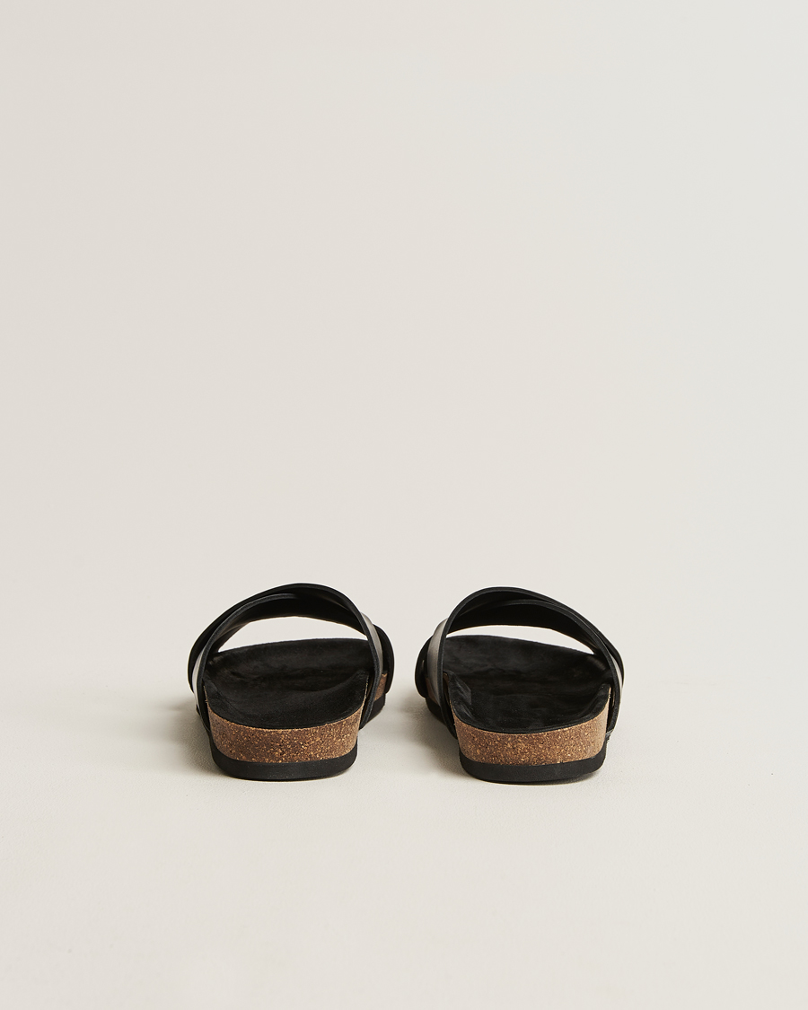 Hombres | Myrqvist Solvik Sandals Black Calf | Myrqvist | Solvik Sandals Black Calf
