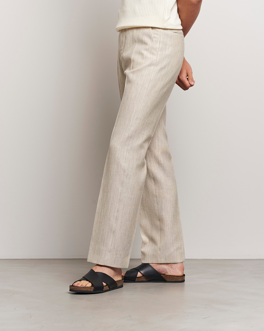 Hombres | Myrqvist Solvik Sandals Black Calf | Myrqvist | Solvik Sandals Black Calf