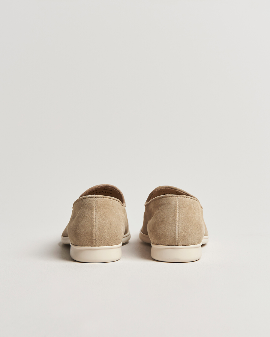 Hombres | Myrqvist Brannö Loafers Sand Suede | Myrqvist | Brannö Loafers Sand Suede