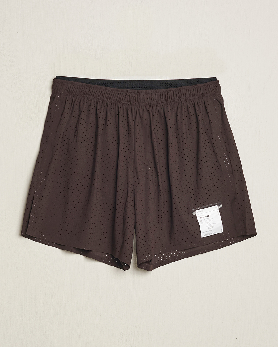 Hombres | Pantalones cortos | Satisfy | Space-O 5 Inch Shorts Dark Mahogany