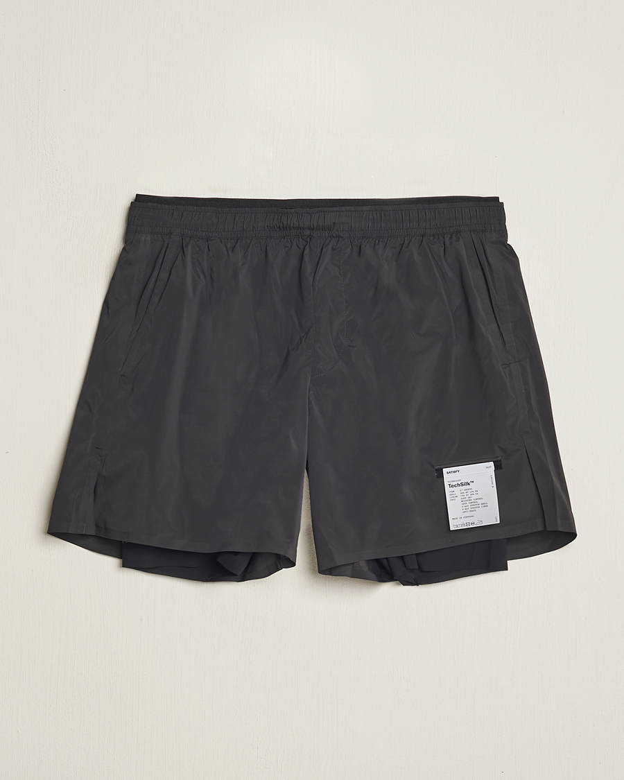 Hombres | Pantalones cortos | Satisfy | TechSilk 5 Inch Shorts Black