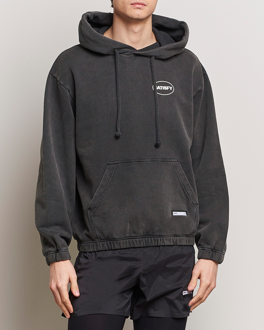 Hombres | Jerséis y prendas de punto | Satisfy | SoftCell Hoodie Black