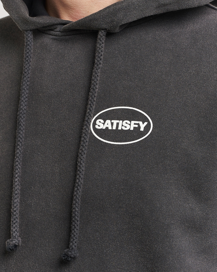 Hombres | Jerséis y prendas de punto | Satisfy | SoftCell Hoodie Black