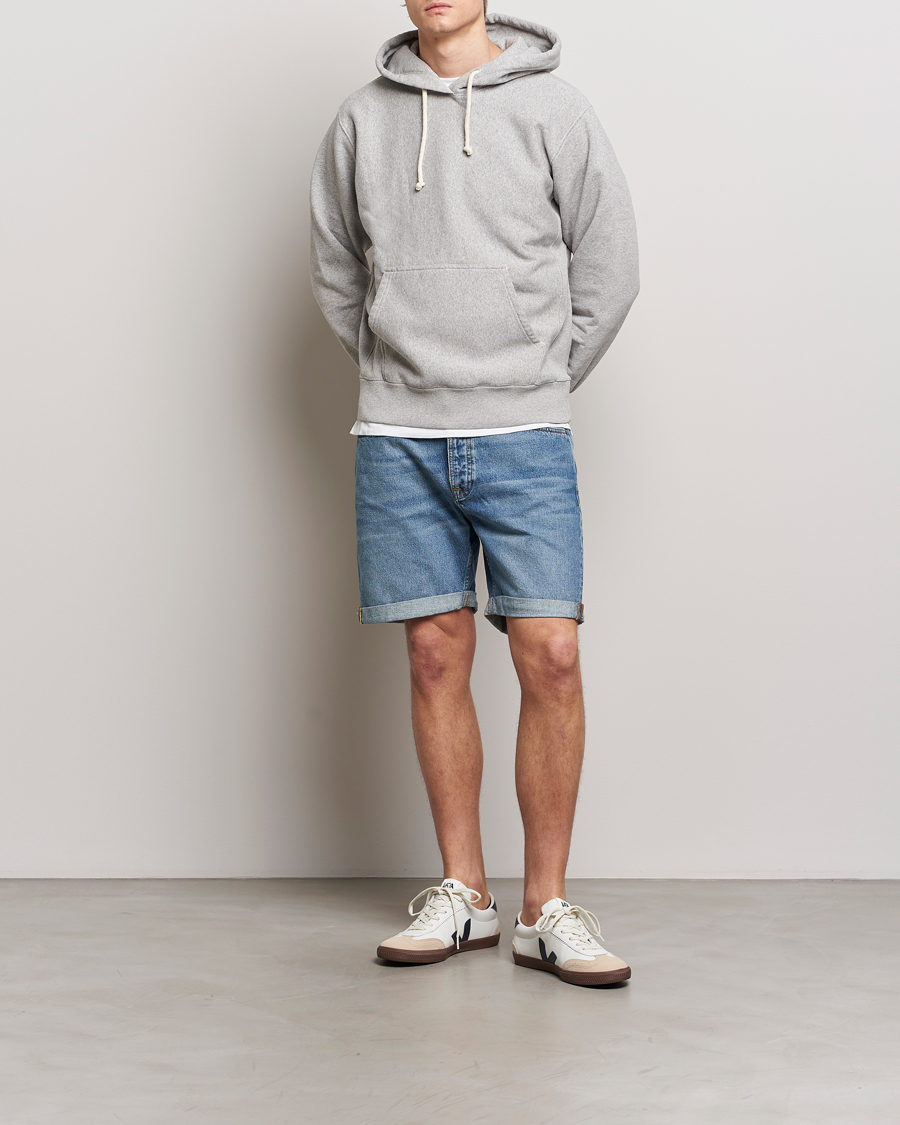 Hombres | Pantalones cortos | Nudie Jeans | Josh Denim Shorts Blue Haze