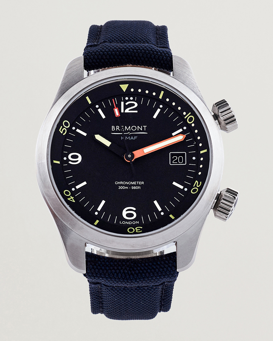 Hombres | Bremont Argonaut 42mm Navy Nato Strap | Bremont | Argonaut 42mm Navy Nato Strap