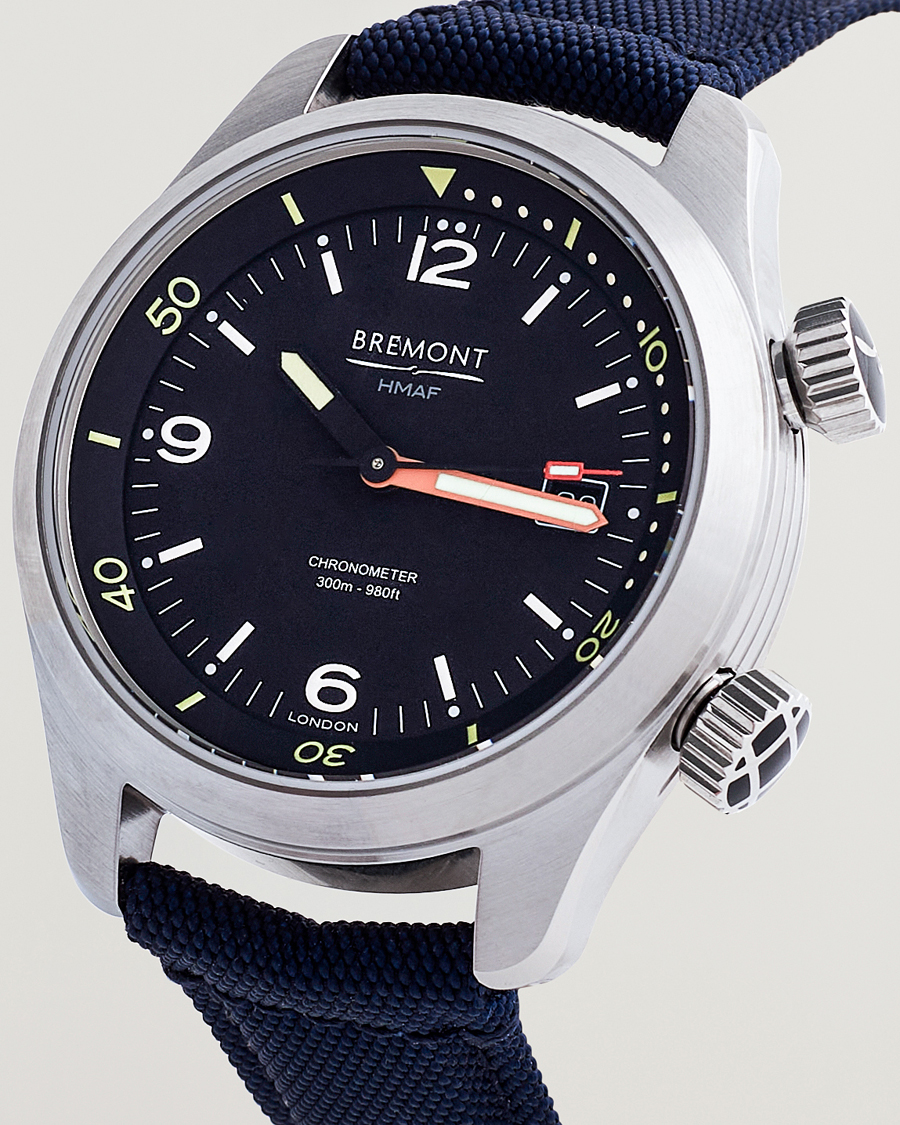 Hombres | Bremont Argonaut 42mm Navy Nato Strap | Bremont | Argonaut 42mm Navy Nato Strap