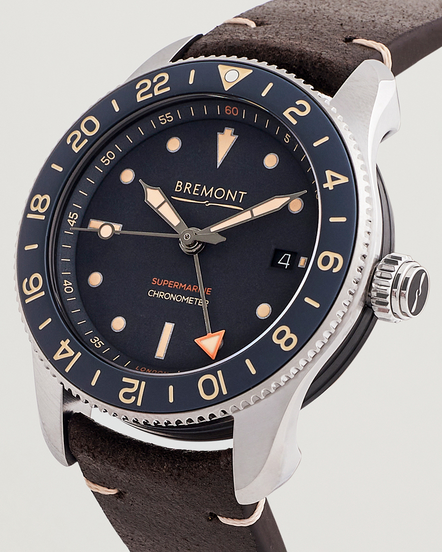 Hombres | Bremont Limited Edition Supermarine Ocean GMT 40mm Brown Calf | Bremont | Limited Edition Supermarine Ocean GMT 40mm Brown Calf