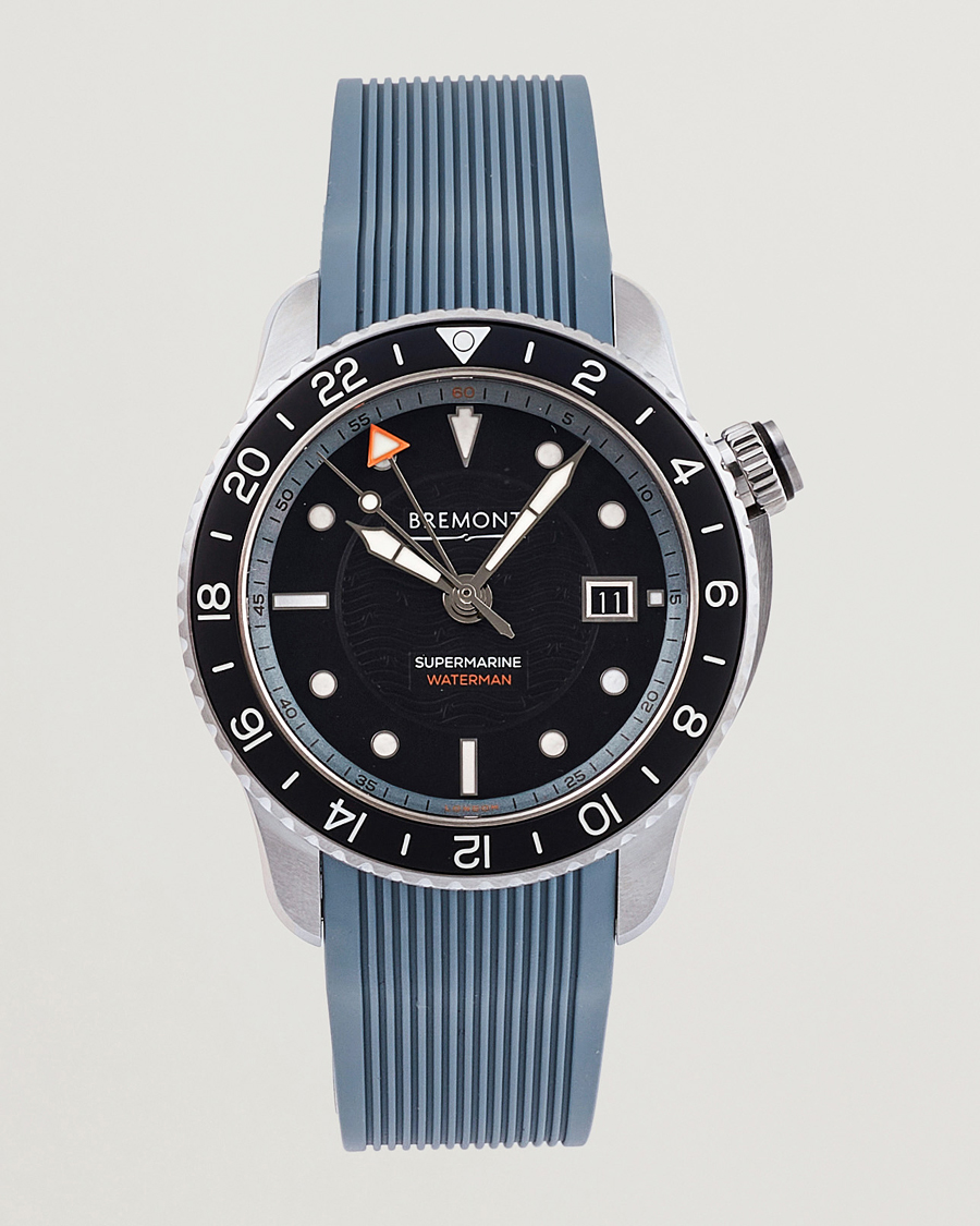 Hombres | Bremont Waterman Apex II Supermarine Diver 43mm Blue Rubber | Bremont | Waterman Apex II Supermarine Diver 43mm Blue Rubber