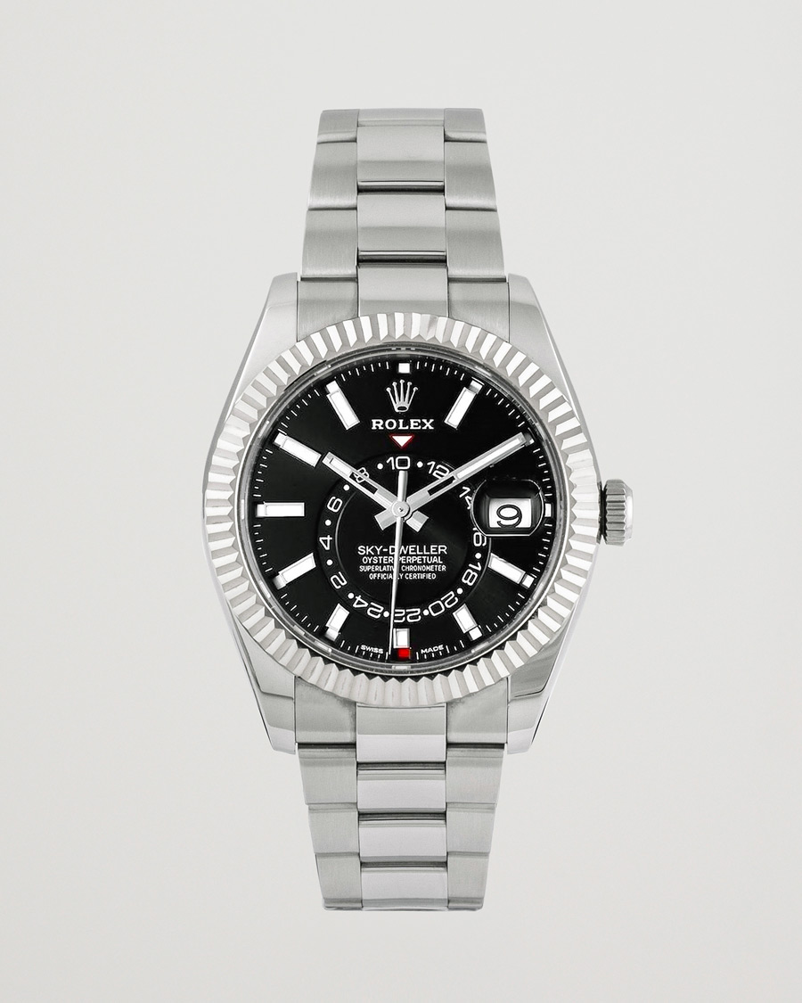 Hombres | Rolex Pre-Owned Sky-Dweller 326934 Silver | Rolex Pre-Owned | Sky-Dweller 326934 Silver
