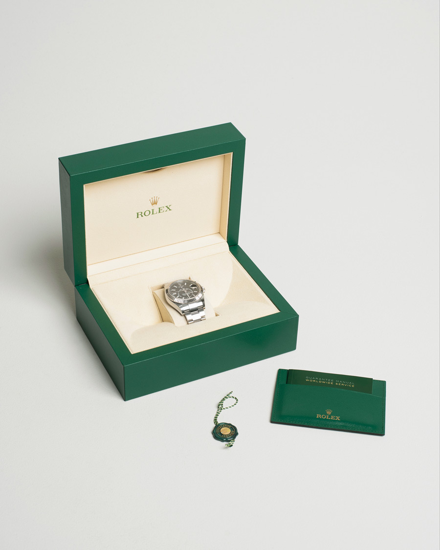 Hombres | Rolex Pre-Owned Sky-Dweller 326934 Silver | Rolex Pre-Owned | Sky-Dweller 326934 Silver