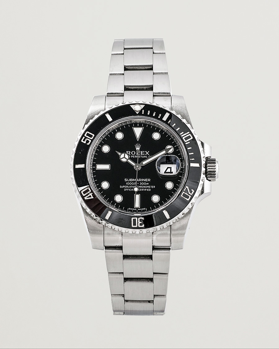 Hombres | Rolex Pre-Owned Submariner 116610LN Oyster Perpetual Steel Black Silver | Rolex Pre-Owned | Submariner 116610LN Oyster Perpetual Steel Black Silver