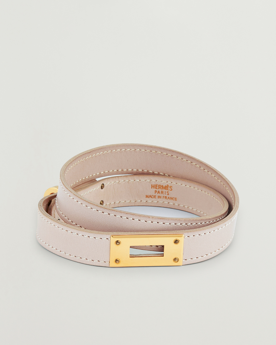 Hombres | Hermès Pre-Owned Kelly Bracelet Beige | Hermès Pre-Owned | Kelly Bracelet Beige