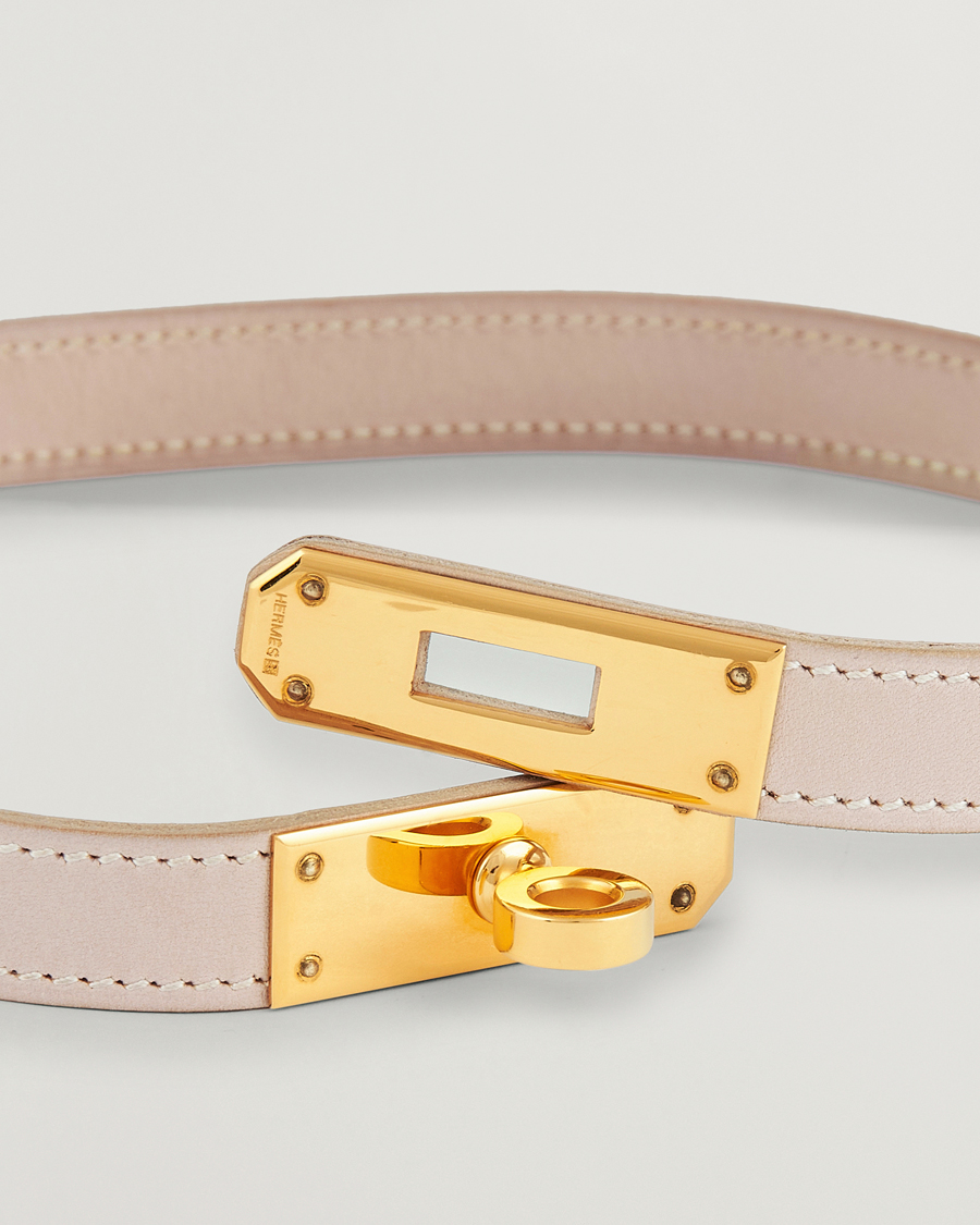 Hombres | Hermès Pre-Owned Kelly Bracelet Beige | Hermès Pre-Owned | Kelly Bracelet Beige