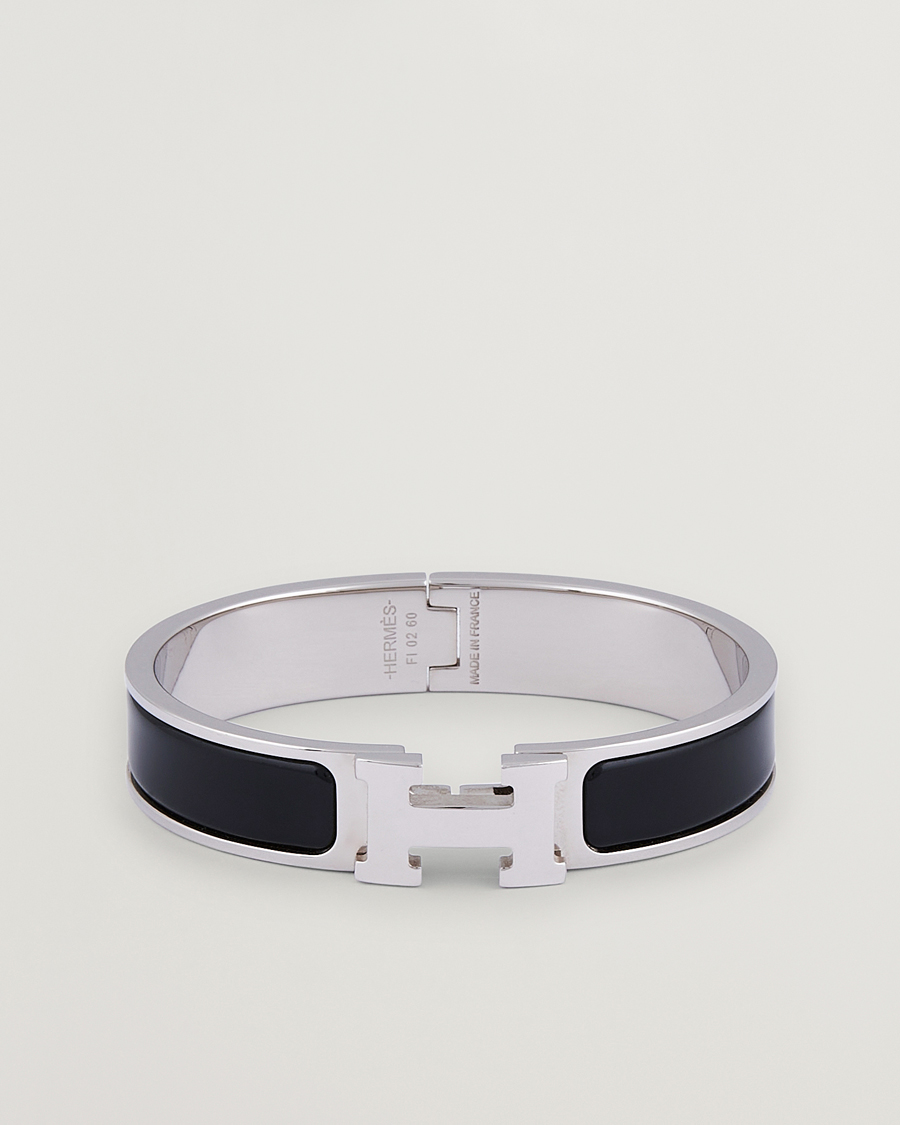 Hombres | Hermès Pre-Owned Clic H Bracelet Black | Hermès Pre-Owned | Clic H Bracelet Black