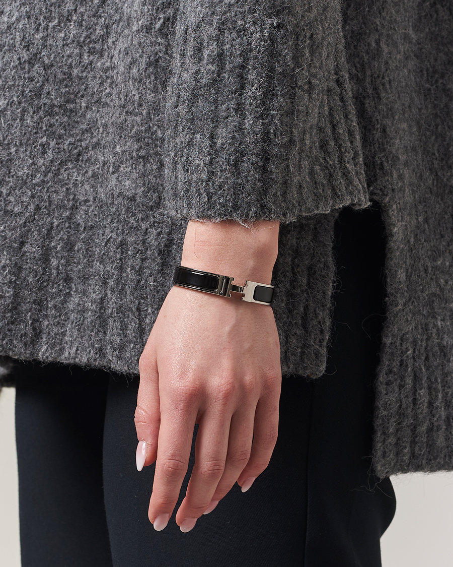 Hombres | Hermès Pre-Owned Clic H Bracelet Black | Hermès Pre-Owned | Clic H Bracelet Black
