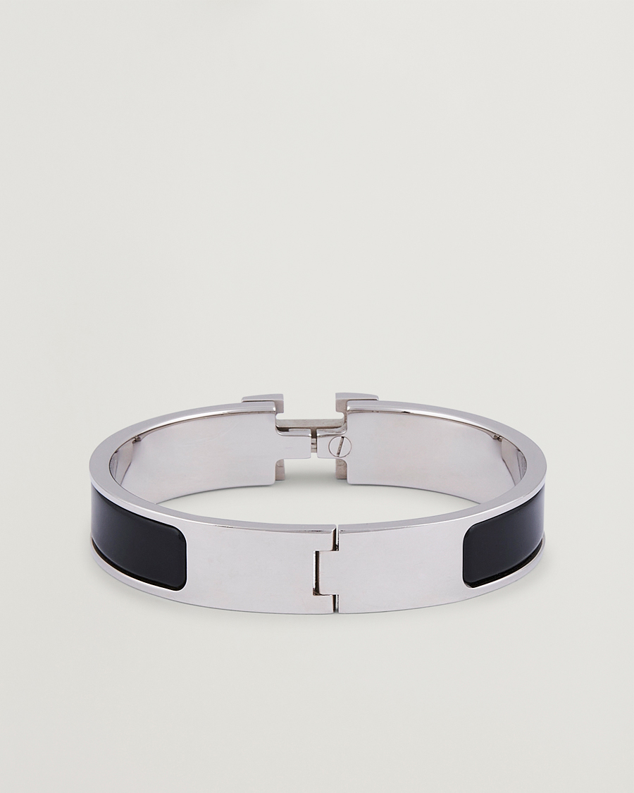 Hombres | Hermès Pre-Owned Clic H Bracelet Black | Hermès Pre-Owned | Clic H Bracelet Black