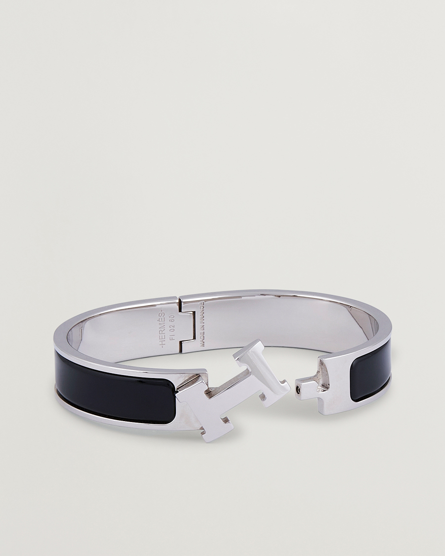 Hombres | Hermès Pre-Owned Clic H Bracelet Black | Hermès Pre-Owned | Clic H Bracelet Black
