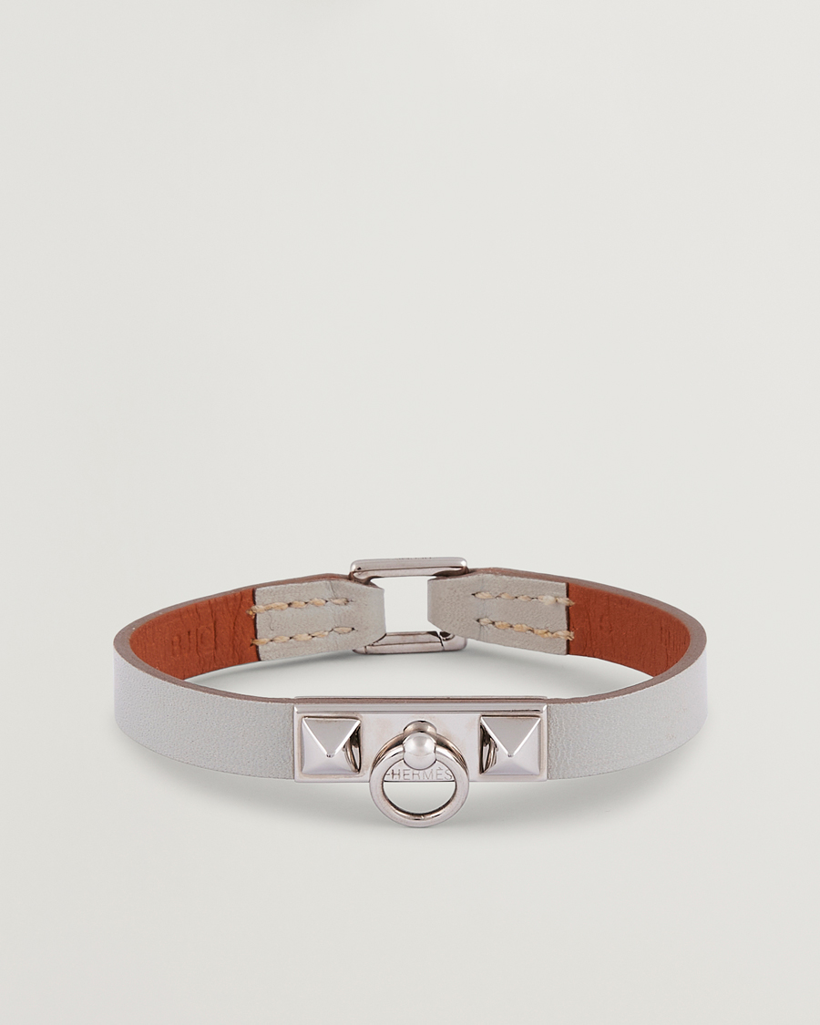 Hombres | Hermès Pre-Owned Rivale Mini Bracelet Grey | Hermès Pre-Owned | Rivale Mini Bracelet Grey