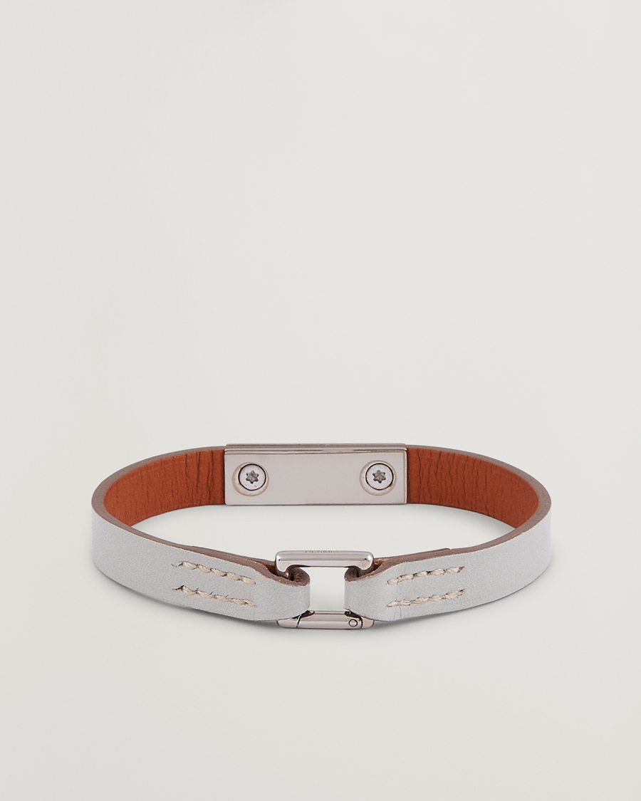 Hombres | Hermès Pre-Owned Rivale Mini Bracelet Grey | Hermès Pre-Owned | Rivale Mini Bracelet Grey