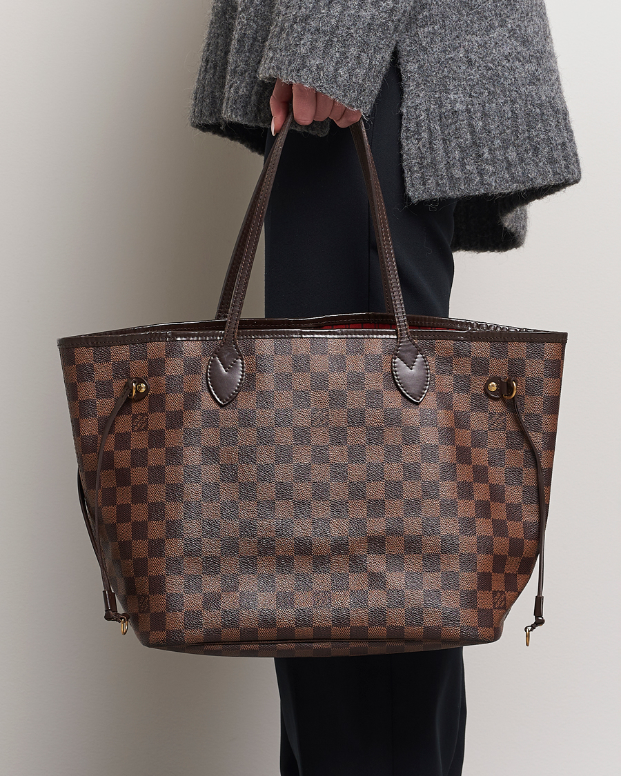 Hombres | Louis Vuitton Pre-Owned Neverfull MM Totebag Damier Ebene | Louis Vuitton Pre-Owned | Neverfull MM Totebag Damier Ebene