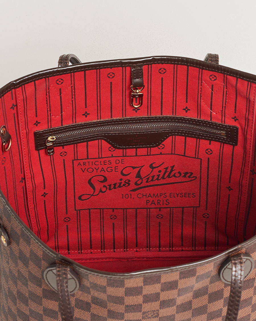 Hombres | Louis Vuitton Pre-Owned Neverfull MM Totebag Damier Ebene | Louis Vuitton Pre-Owned | Neverfull MM Totebag Damier Ebene