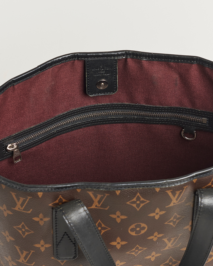 Hombres | Louis Vuitton Pre-Owned Davis Tote Bag Macassar Monogram | Louis Vuitton Pre-Owned | Davis Tote Bag Macassar Monogram
