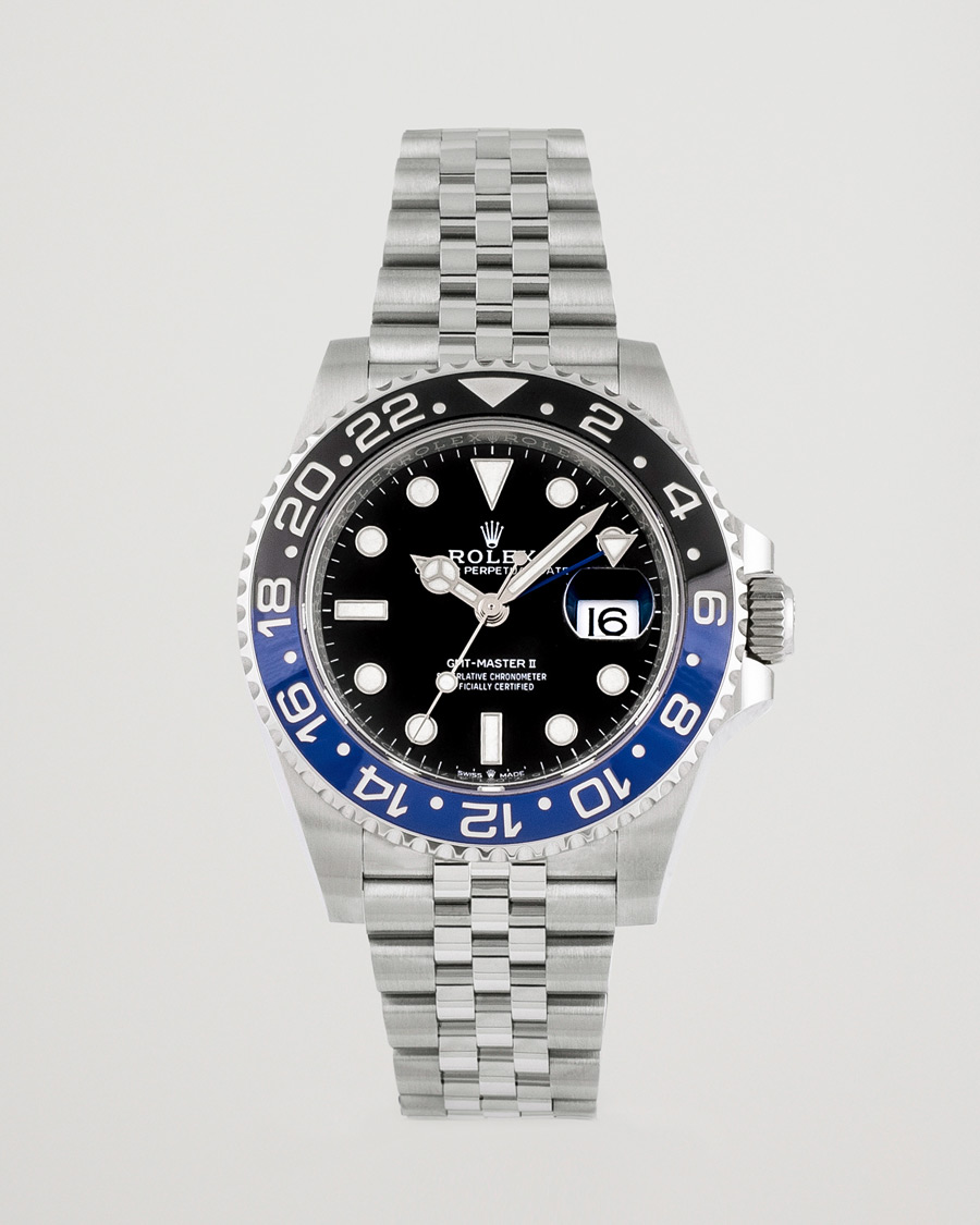 Hombres | Rolex Pre-Owned GMT-Master II 126710BLNR Silver | Rolex Pre-Owned | GMT-Master II 126710BLNR Silver