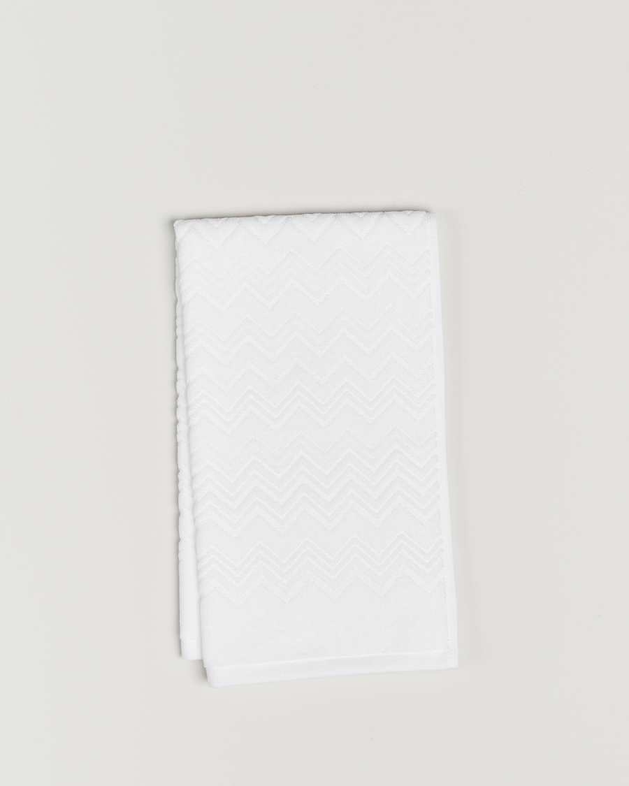 Hombres | Telas | Missoni Home | Chalk Hand Towel 40x70cm White